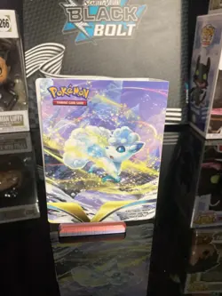 Pokemon TCG Mini Portfolio Binder Silver Tempest NO CARDS Holds 60 - Image 2