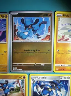 Pokemon TCG - Riolu (x4) & Lucario (x1) Bundle 5x Cards All Unique NM English - Image 3
