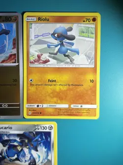 Pokemon TCG - Riolu (x4) & Lucario (x1) Bundle 5x Cards All Unique NM English - Image 4