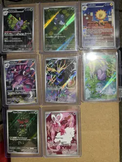 Pokemon TCG Lot of 8 Illustration Rare IR Cards Xerneas Tapu Bulu Goodra NM - Image 1