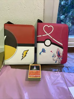 2×Pokemon Binder With 100 Basic Pokemon TCG Cards. - Image 1