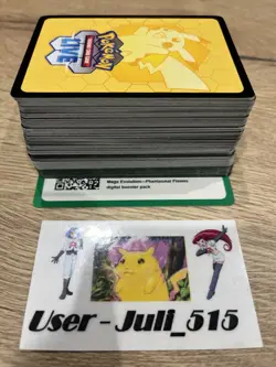 162x Phantasmal Flames Online Code Cards Pokemon TCG Mega Evolutions Same Day! - Image 1