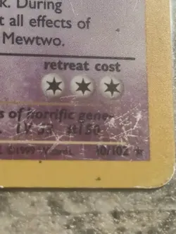 Pokemon Cards: Base Set Rare Holo: Mewtwo 10/102 TCG 1999 WOTC Vintage - Image 3