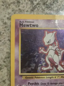 Pokemon Cards: Base Set Rare Holo: Mewtwo 10/102 TCG 1999 WOTC Vintage - Image 5