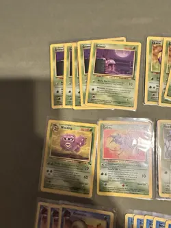 Vintage Pokemon TCG English Card Lot Base/Jungle/Fossil 130 cards NM-MP - Image 2