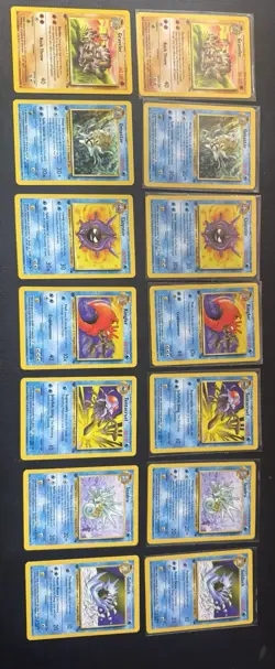 Pokemon TCG First Edition Fossil UNCOMMON LOT OF 32 Cards LP+ - Image 2