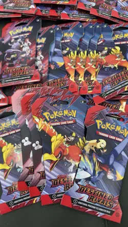 Pokemon TCG Scarlet & Violet Destined Rivals Booster Pack Lot 10 Cards English - Image 2