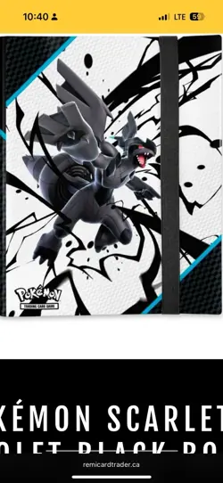 Pokemon TCG Black Bolt Binder / May Include Mystery Cards - Image 1