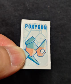 Porygon Holo Rare Sticker Seal Pokemon Nintendo Zukan Japanese Vintage Bandai - Image 2