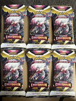 6x Pokemon Sword & Shield Lost Origin Sleeved Booster Packs New Sealed - Image 1