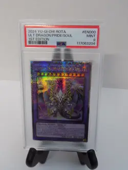 YU-GI-OH! ROTA #EN000 Ult Dragon/Pride/Soul 1st Edition PSA 9 - Image 1