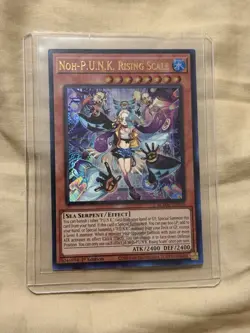 Yu-Gi-Oh! Noh-P.U.N.K. Rising Scale Ultra Rare Card BLMM-EN050 1st Edition - Image 1