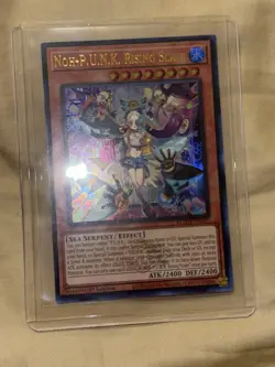 Yu-Gi-Oh! Noh-P.U.N.K. Rising Scale Ultra Rare Card BLMM-EN050 1st Edition - Image 2