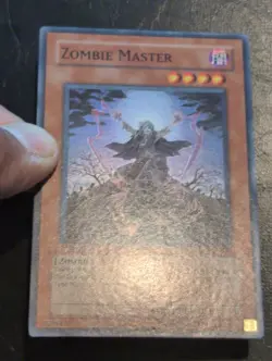 Yu-Gi-Oh! SUPER RARE CARD ZOMBIE MASTER TAEV-EN039 1ST VLP - Image 3