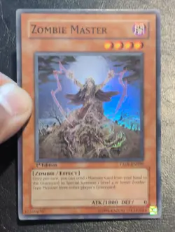 Yu-Gi-Oh! SUPER RARE CARD ZOMBIE MASTER TAEV-EN039 1ST VLP - Image 4