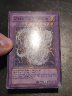 Yu-Gi-Oh! SUPER RARE CARD CYBER TWIN DRAGON CRV-EN035 EURO PRINT NM/VLP - Image 2