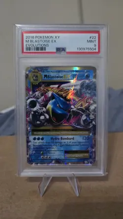 Pokemon - 2016 XY Evolutions M Blastoise EX 22/108 - Holo - PSA 9 - MINT - Image 1