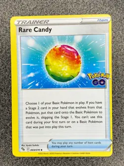 Rare Candy 069/078 NM EN Pokemon TCG Pokemon GO Non-Holo - Image 1