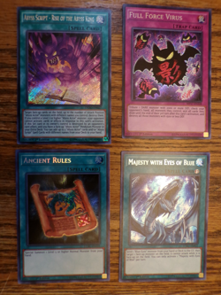 Lot Of (8) Yugioh 1ST Edition Secret Rare Cards - Image 1