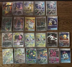 Pokemon Card Lot - 21 Japanese AR/Full Art/EX Cards - Near Mint - Bundle - Image 1
