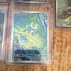 Nintendo Pokemon TCG 7-Card Lot Holo/Full Art English 2024 Chespin+More - Image 3