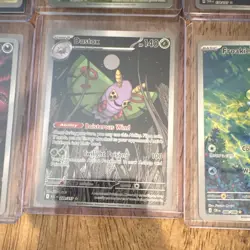 Nintendo Pokemon TCG 7-Card Lot Holo/Full Art English 2024 Chespin+More - Image 4
