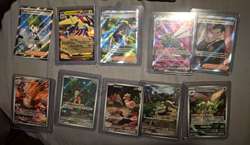 15-Card Lot Holo Full Art Pokemon/Trainer And EX - Image 1