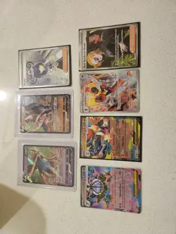 Nintendo Pokemon TCG 6-Card Lot Charizard EX Full Art Holo Sword & Shield Eng - Image 1
