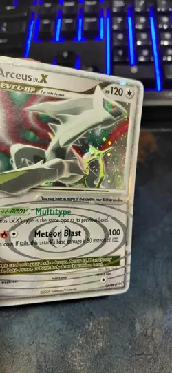 Pokemon TCG Arceus 2009 Holo 4 Card Lot Arceus AR1 & Arceus LV.X 95/99 - Image 4