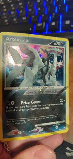 Pokemon TCG Arceus 2009 Holo 4 Card Lot Arceus AR1 & Arceus LV.X 95/99 - Image 5