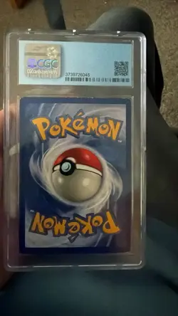 Pokemon TCG CGC 6.5 Alakazam Base Set Unlimited Holo Rare 1999 English 1/102 - Image 2