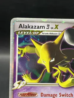 Alakazam LV.X 103/111 - Rising Rivals Ultra Rare Holo Pokemon TCG LP+ SWIRL - Image 2
