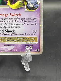 Alakazam LV.X 103/111 - Rising Rivals Ultra Rare Holo Pokemon TCG LP+ SWIRL - Image 4