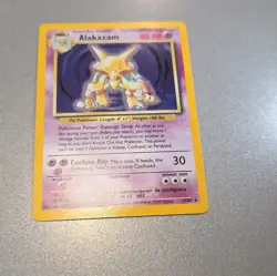Wizards Pokemon TCG Base Set 1999 Alakazam 1/102 Holo Rare ENG 80 HP - Image 5