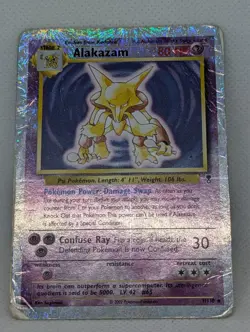 Alakazam 1/110 Legendary Collection Reverse Holo Rare Pokemon TCG Nintendo - Image 3