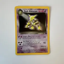 Pokemon TCG Dark Alakazam Team Rocket 1/82 Holo Rare Stage 2 60 HP 2000 English - Image 2