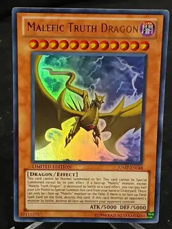Yu-Gi-Oh! Malefic Truth Dragon JUMP-EN048 UR MP - Image 1