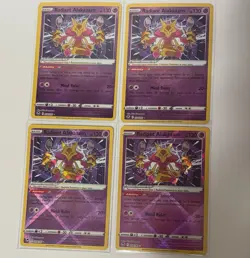 Radiant Alakazam Silver Tempest 035/078 Holo Rare Pokemon TCG NM 4 Card Bundle - Image 2