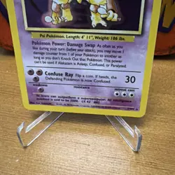 Pokemon TCG Alakazam 1/102 Base Set Holo Rare Unlimited 1999 80HP English - Image 3