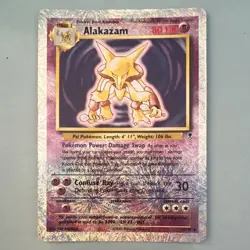 Pokemon TCG Alakazam Legendary Collection 1/110 Reverse Holo Rare Eng 2002 - Image 1