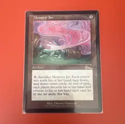 Memory Jar Urza's Legacy 129/143 Rare Artifact MTG English 1999 Regular - Image 1
