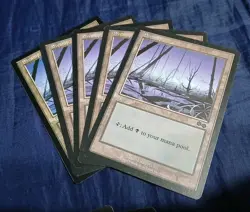 Urza's Saga Swamp (340) NM/LP Basic Land MAGIC THE GATHERING MTG 10X Lot - Image 2