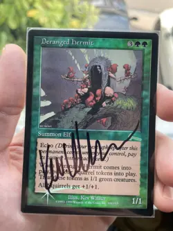 Deranged Hermit Foil SIGNED Magic: Urza's Legacy #101 1999 - Image 1