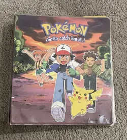 Vintage Pokemon Binder 75 card lot Pokemon fossil jungle team rocket base set - Image 1