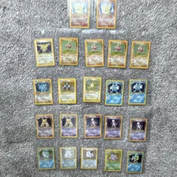 Pokemon TCG Base Set/Base Set 2 1999 WOTC 22x Card Lot mixed conditions - Image 1