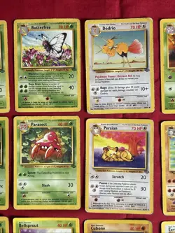 Jungle Set Pokemon Cards X34 Vintage Base Set Good-Excellent Condition (P26) - Image 3