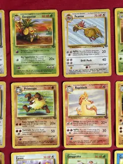 Jungle Set Pokemon Cards X34 Vintage Base Set Good-Excellent Condition (P26) - Image 4