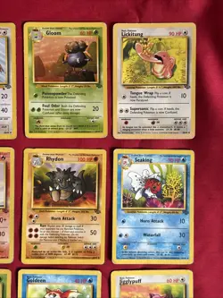 Jungle Set Pokemon Cards X34 Vintage Base Set Good-Excellent Condition (P26) - Image 5