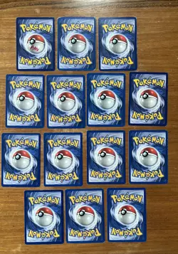 Pokemon Cards Vintage bundle / Job Lot. 14 Trainer cards from Base Set MP - Image 2