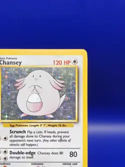 Chansey 3/102 Base Set Holo Rare Pokemon Card 1999 WOTC TCG Vintage Pokemon - Image 5